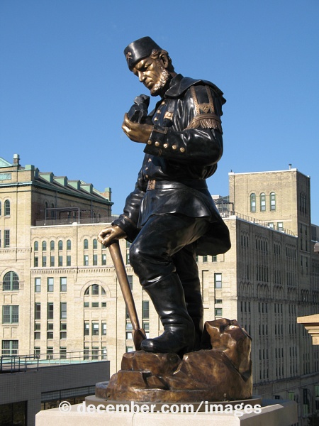Grohmann Museum Roof Miner Closeup Grohmann Museum Roof Miner Closeup