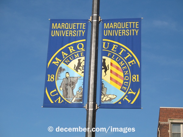 Marquette University Marquette Hall Banner Marquette University Marquette Hall Banner