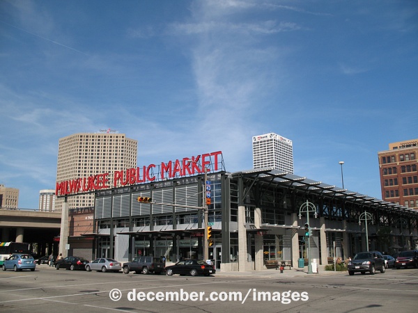 Milwaukee Public Market Along Water St
