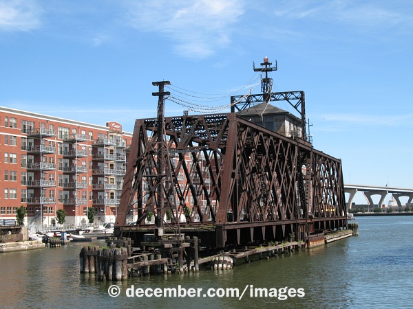 Rail Bridge Near Summerfest Place (formerly Polk St) Span from West Rail Bridge Near Summerfest Place (formerly Polk St) Span from West