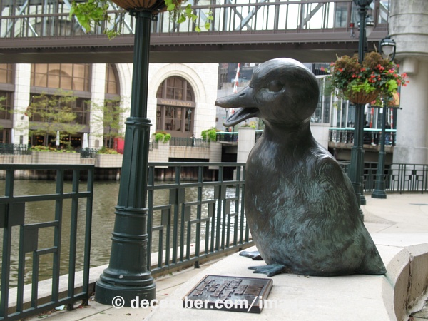 Riverwalk, West Side, north of Wisconsin Rosie the Duck Riverwalk, West Side, north of Wisconsin Rosie the Duck