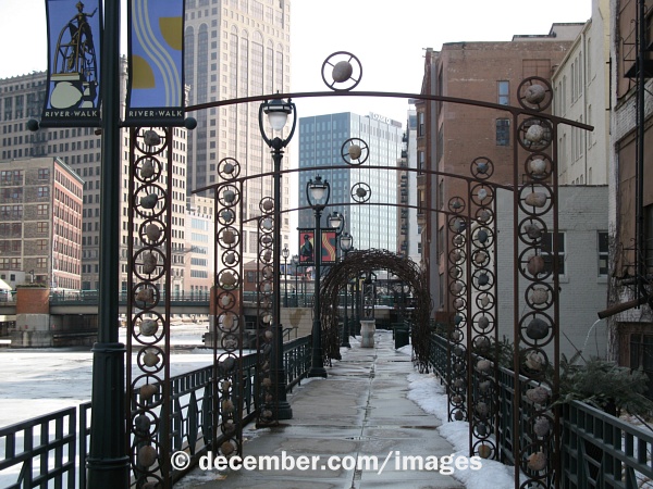 Riverwalk, West Side, North of Wells Winter Walk Riverwalk, West Side, North of Wells Winter Walk
