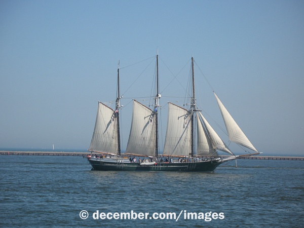 Denis Sullivan Schooner Sails Up Denis Sullivan Schooner Sails Up
