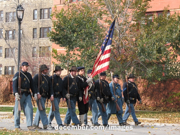 Kilbourn and Cass Veteran's Parade Soldiers Civil War Kilbourn and Cass Veteran's Parade Soldiers Civil War